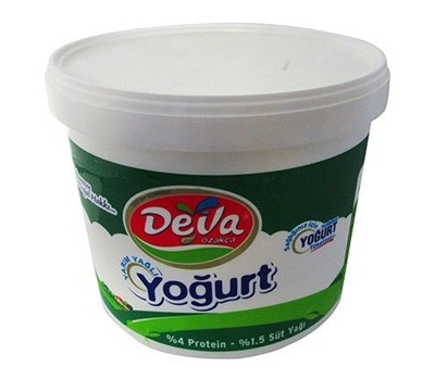 Deva 9000 Gr Yarım Yağlı Yoğurt